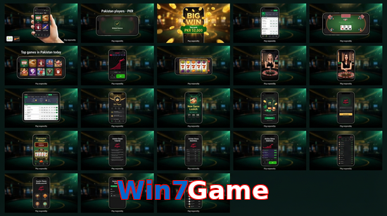 Main screen of Win7Game bet page for PK players
